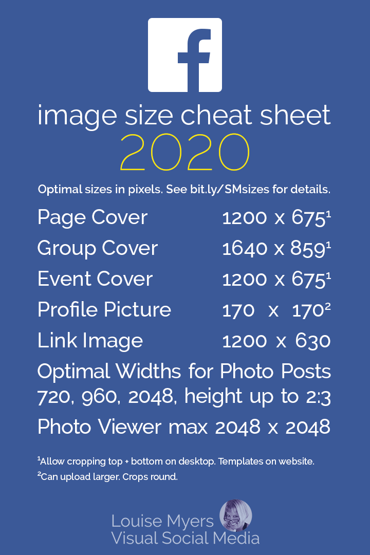 Social Media Cheat Sheet Must Have Image Sizes