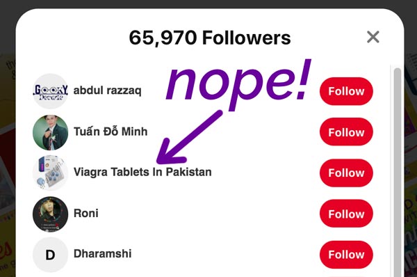 hit the red Follow button to follow these pinners.