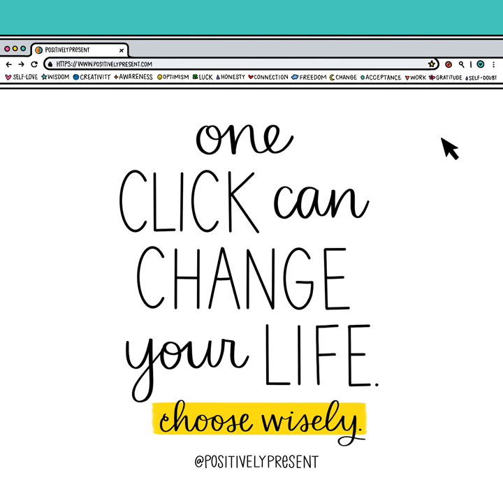 one click can change your life quote