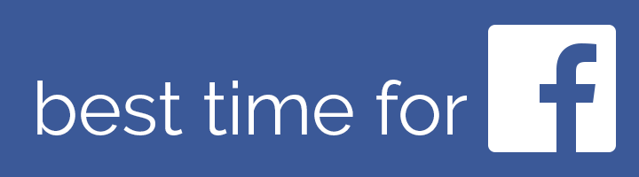 Best time to post to Facebook banner