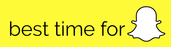 Best time to post to Snapchat banner