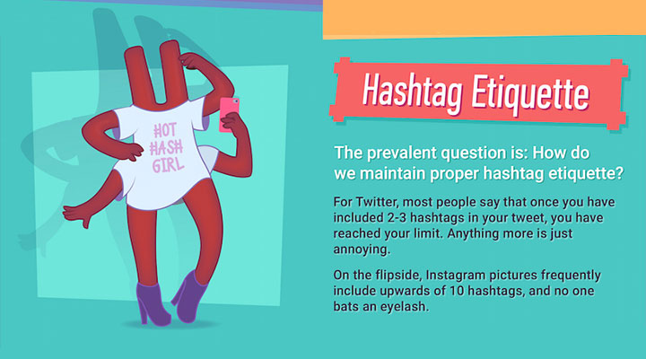 hashtag etiquette graphic.