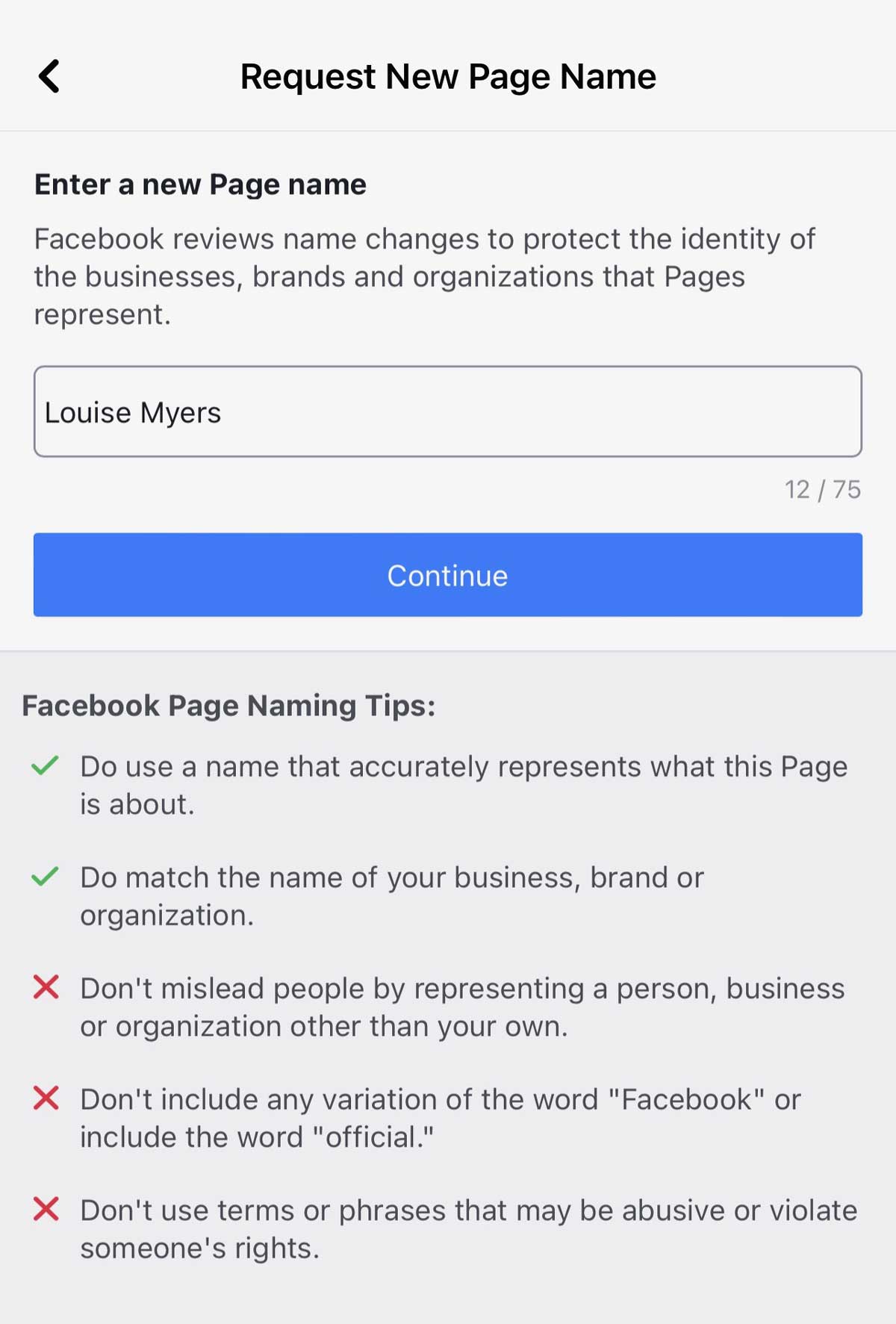 How to Change Your Facebook Page Name Easily: 2022 Update | LouiseM