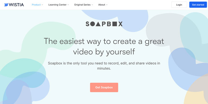 Soapbox by Wistia screen recording screenshot.
