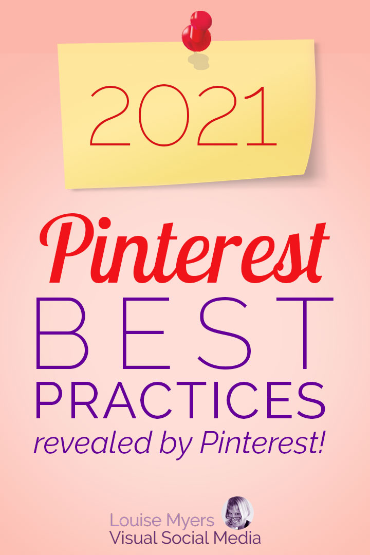 Pinterest marketing practices 2021 banner.