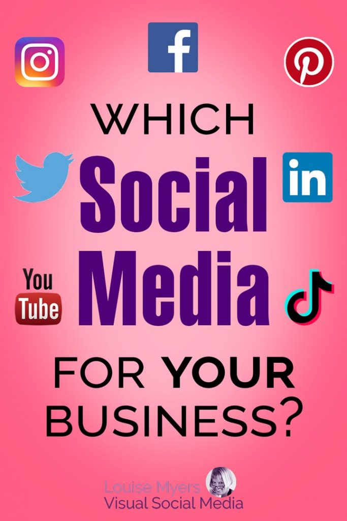 Best Social Media for Business: Which for Yours? [infographic] | LouiseM