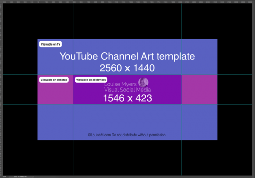 How to Create Awesome YouTube Channel Art [with Free Templates!] | LouiseM