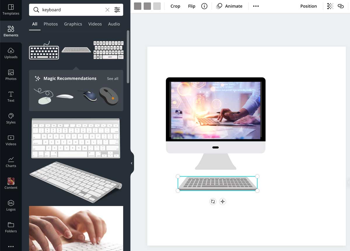screenshot showing 3 elements where we will group only 2.