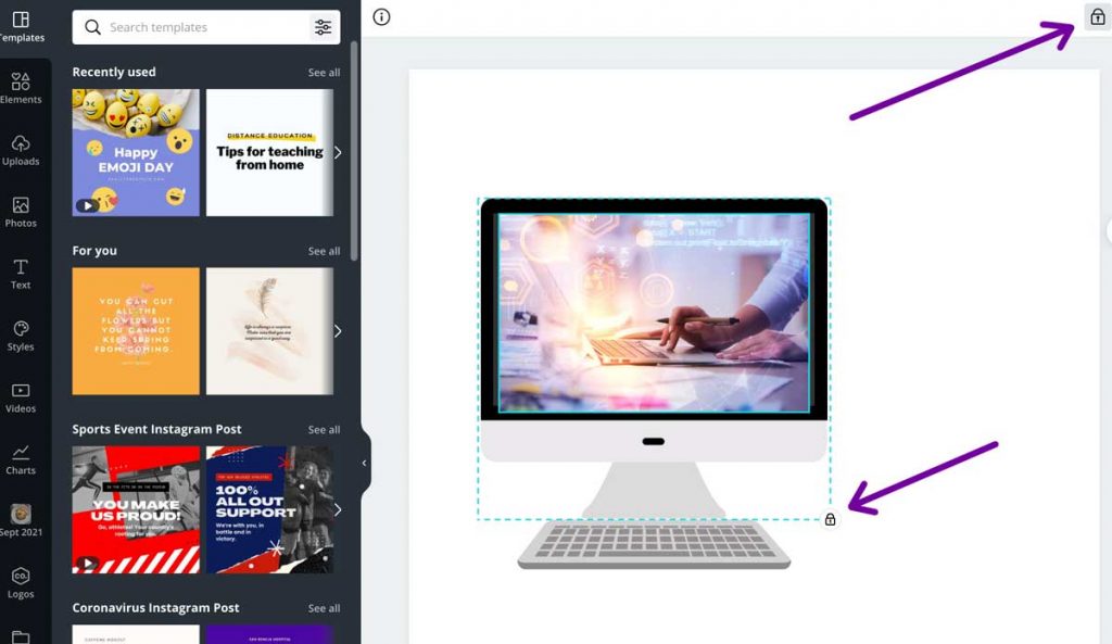 How to Group Elements in Canva to Save Time on Design | LouiseM