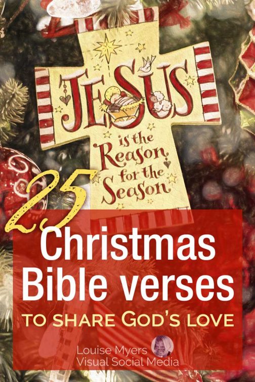 25 Christmas Bible Verses to Share God's Love This Year | LouiseM