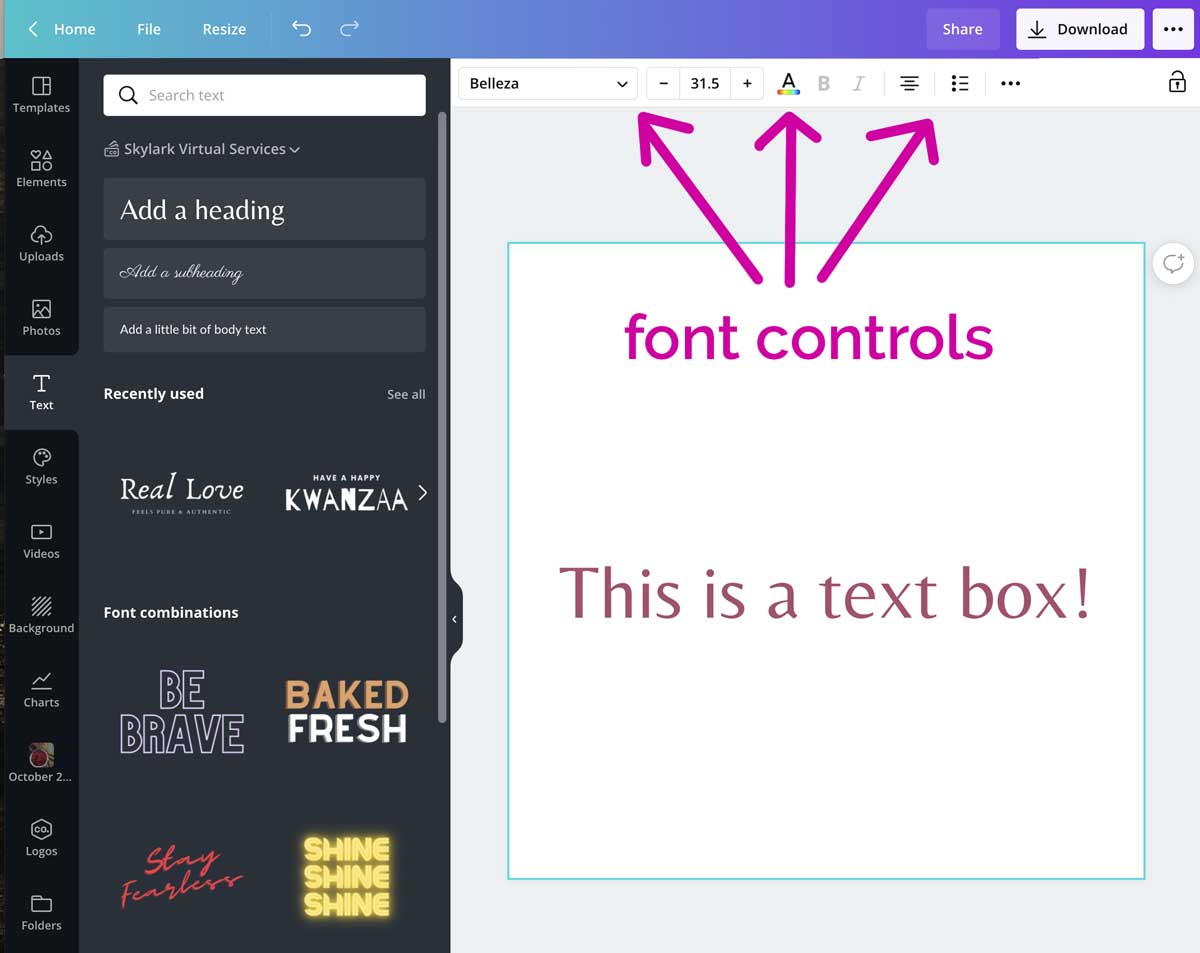 Como Insertar Un Cuadro De Texto En Canva