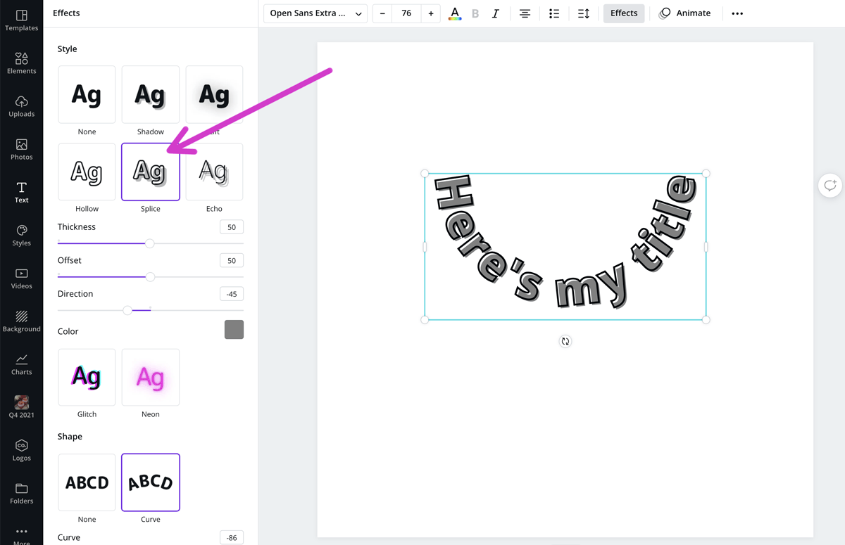  How To Curve Text In Canva The Fast Easy 2022 Way LouiseM