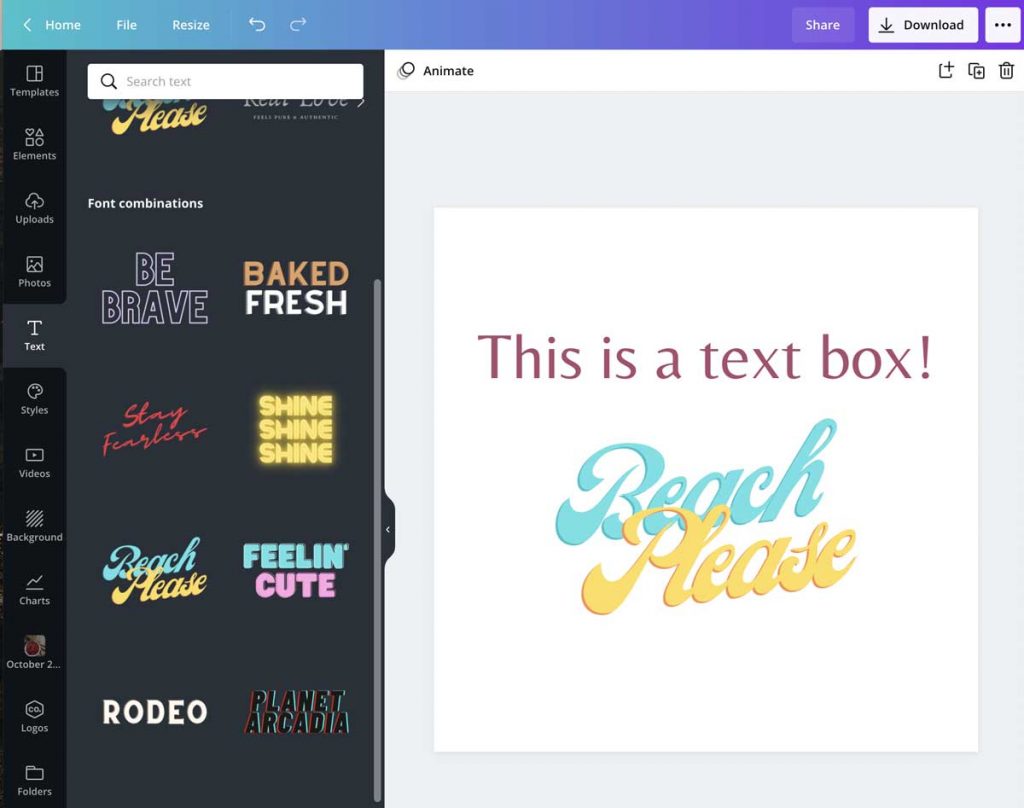 How to Add a Text Box in Canva for Easy Awesome Designs | LouiseM