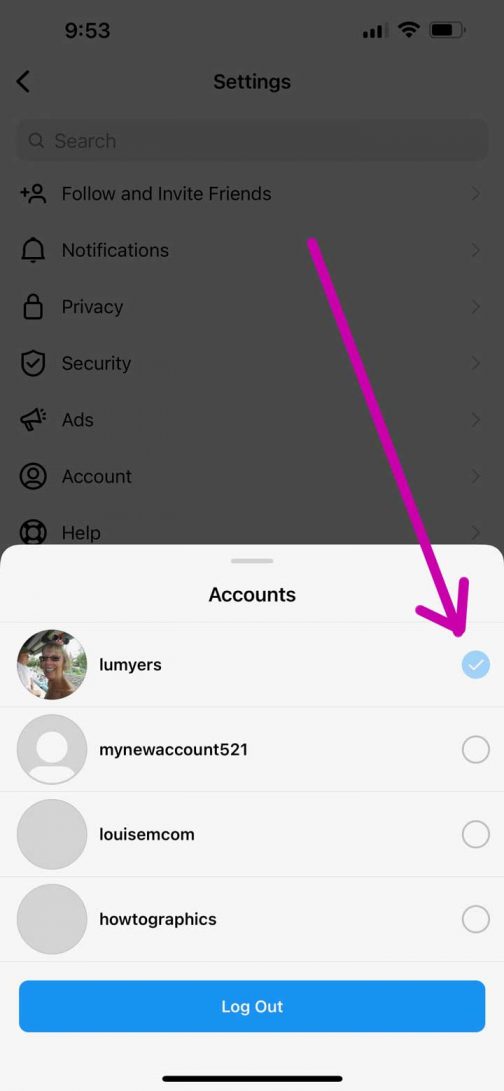 instagram remove my email address