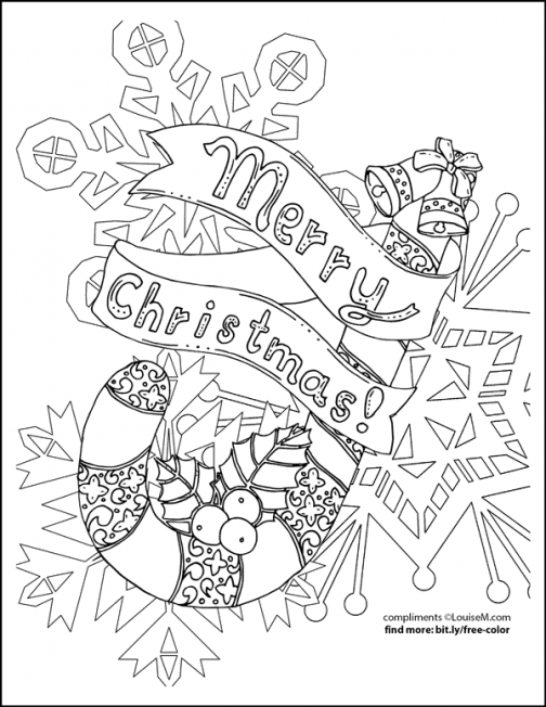10 Christmas Coloring Pages Kids & Adults Will Love: FREE Printables