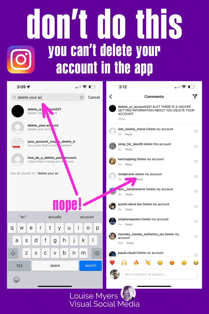 How to Delete an Instagram Account Step by Step LouiseM