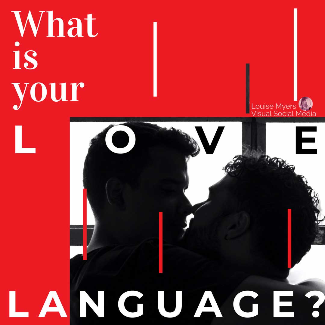 silhouette of people kissing says what is your love language for Global Love Day.
