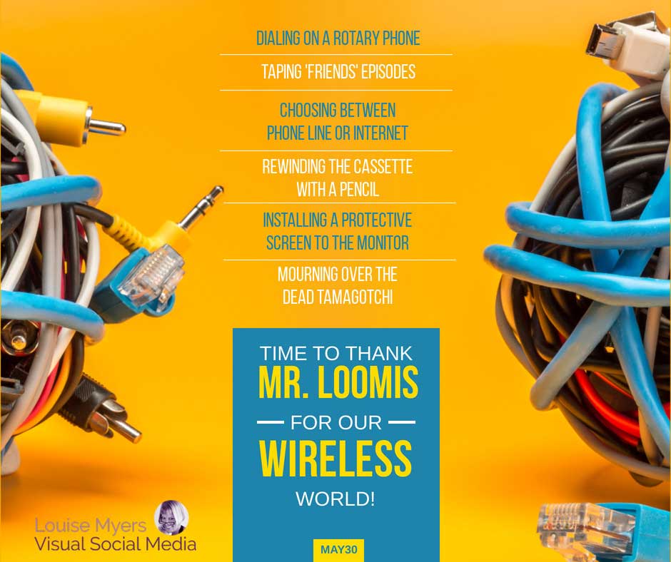 salute to the invention of the wireless on Loomis Day.