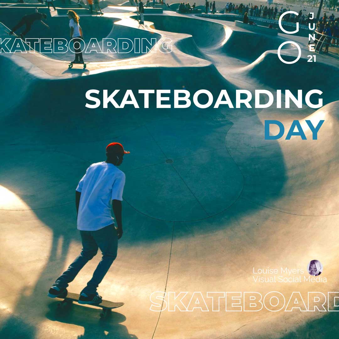 skateboarders having fun says Go Skateboarding Day June 21.