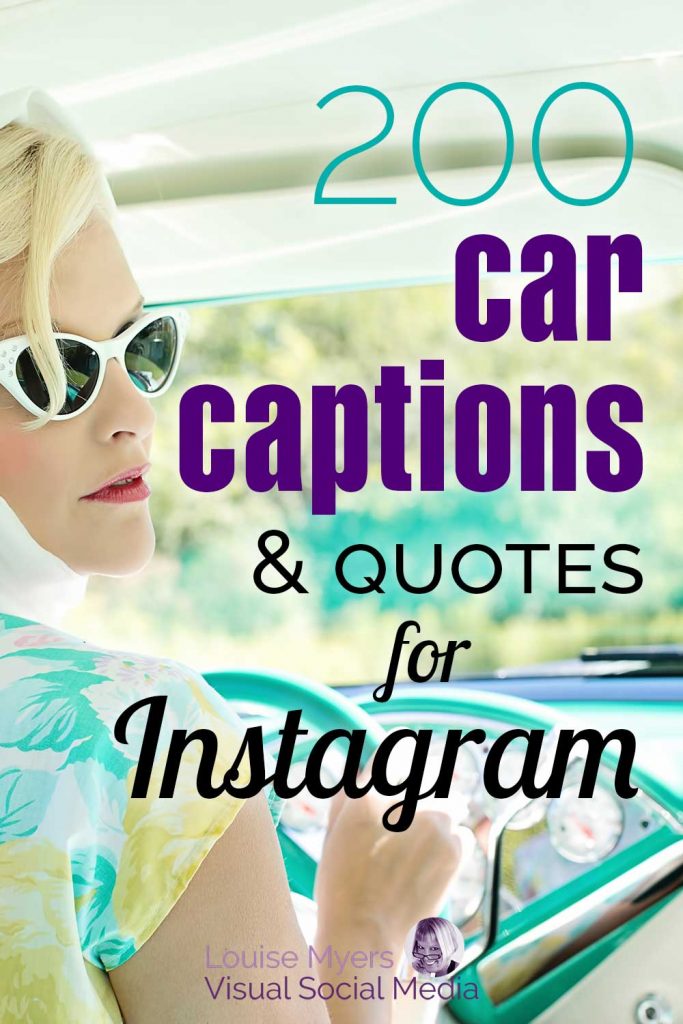 200 Best Car Captions for Instagram and New Car Quotes | LouiseM