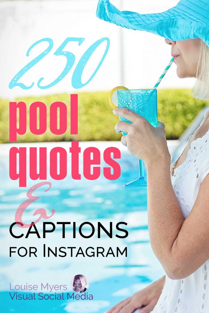 250 Pool Quotes & Captions for Instagram Best Ways to Make a Splash