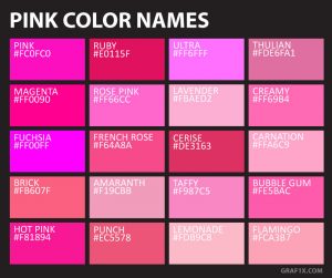 33 Pink Hex Codes: Pop with Pastel to Powerful Pinks! | LouiseM