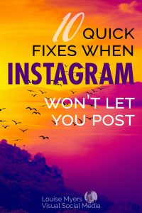 Why Won’t Instagram Let Me Post? Try These 10 Quick Fixes | LouiseM