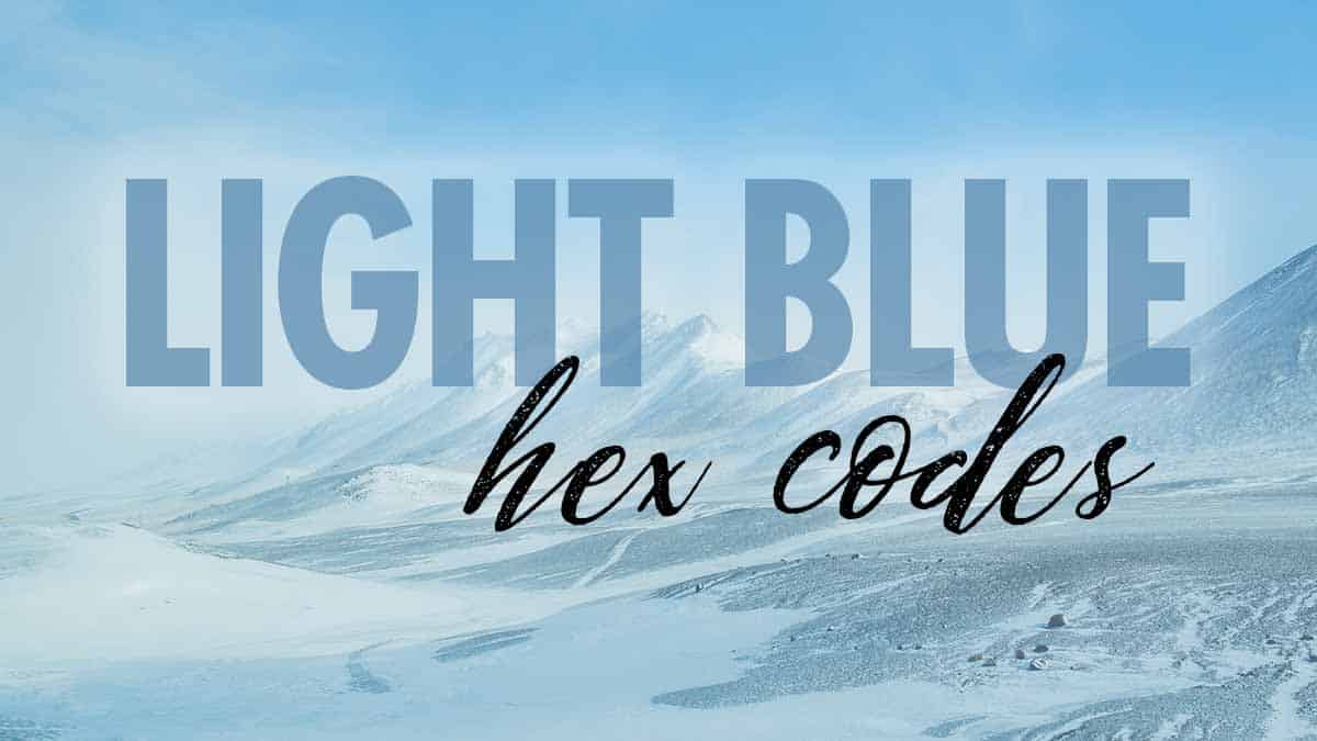 Light Blue Hex Codes FB 